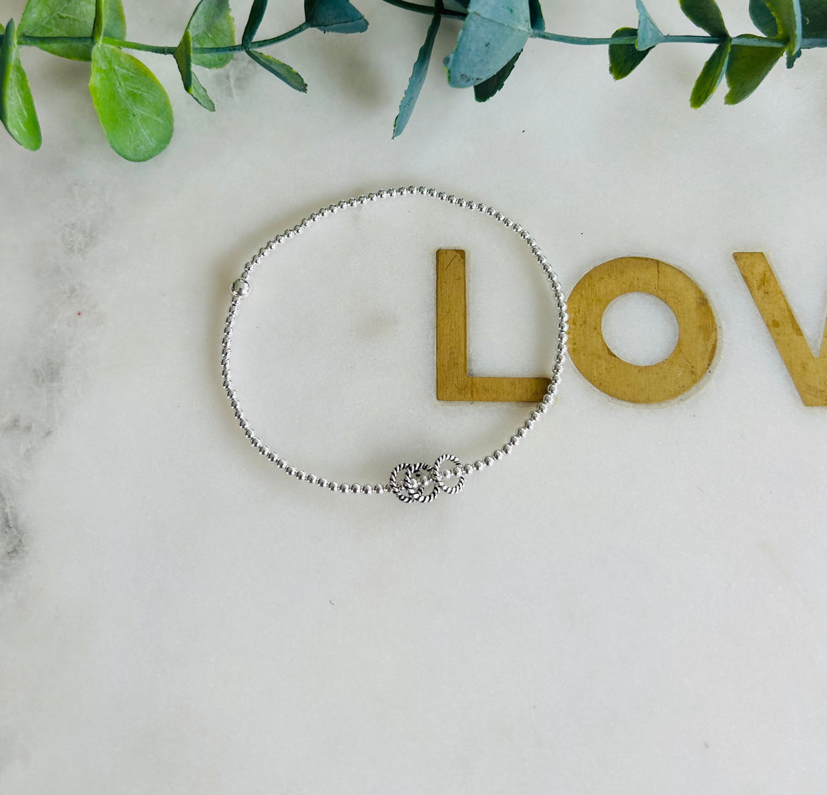 2mm 3 Rings Bracelet - Sterling Silver