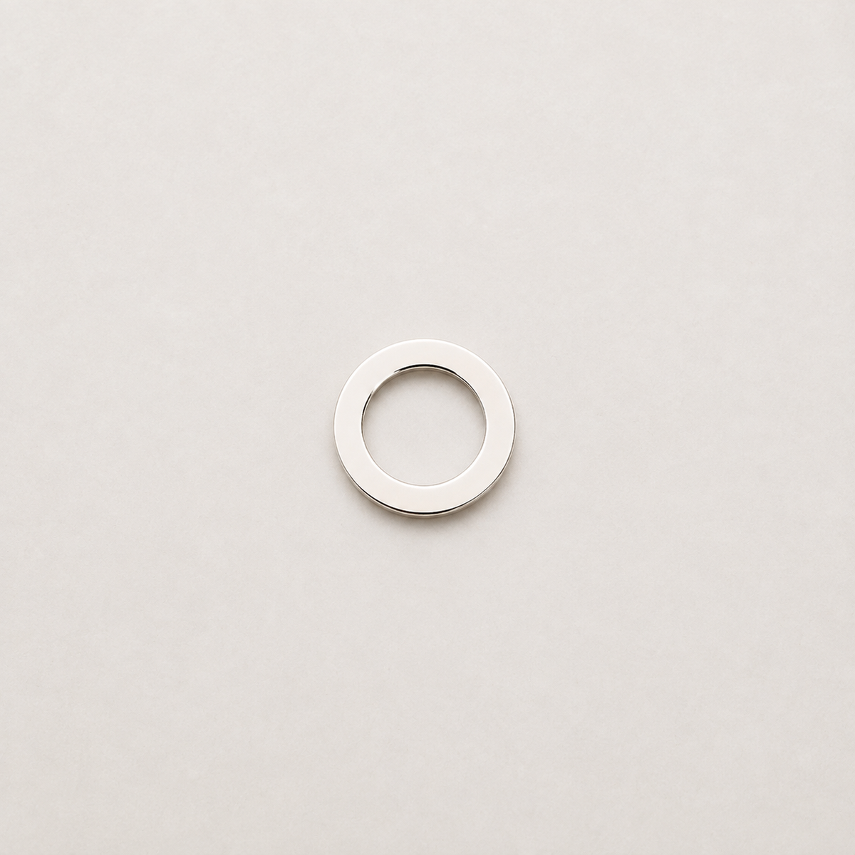 Circle Charm - Sterling Silver