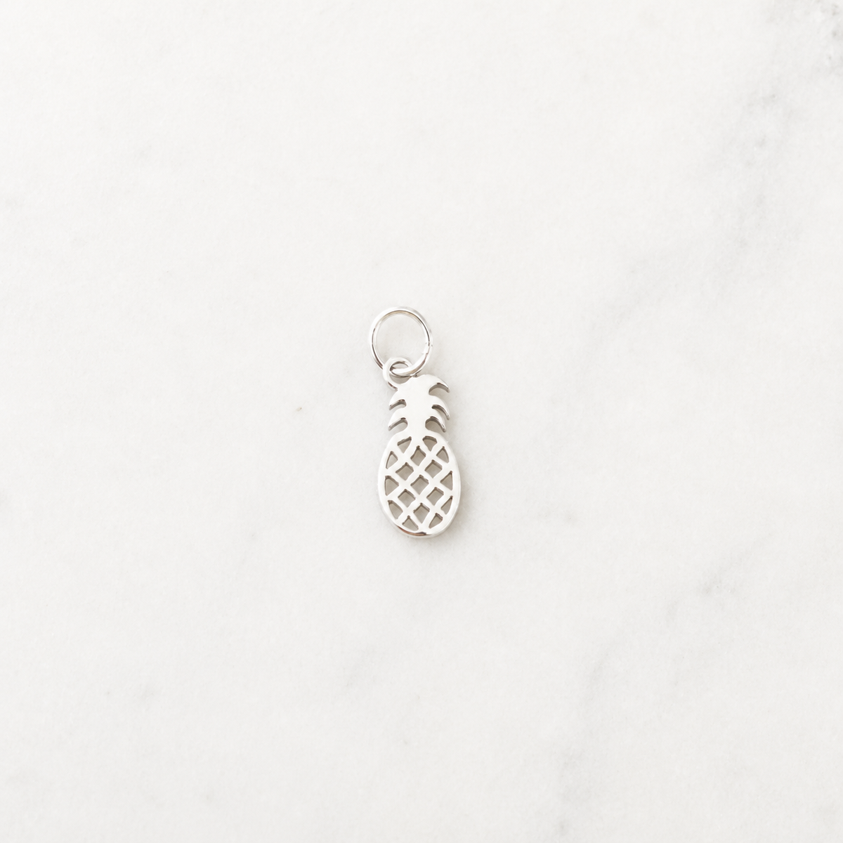 Pineapple Charm - Sterling Silver