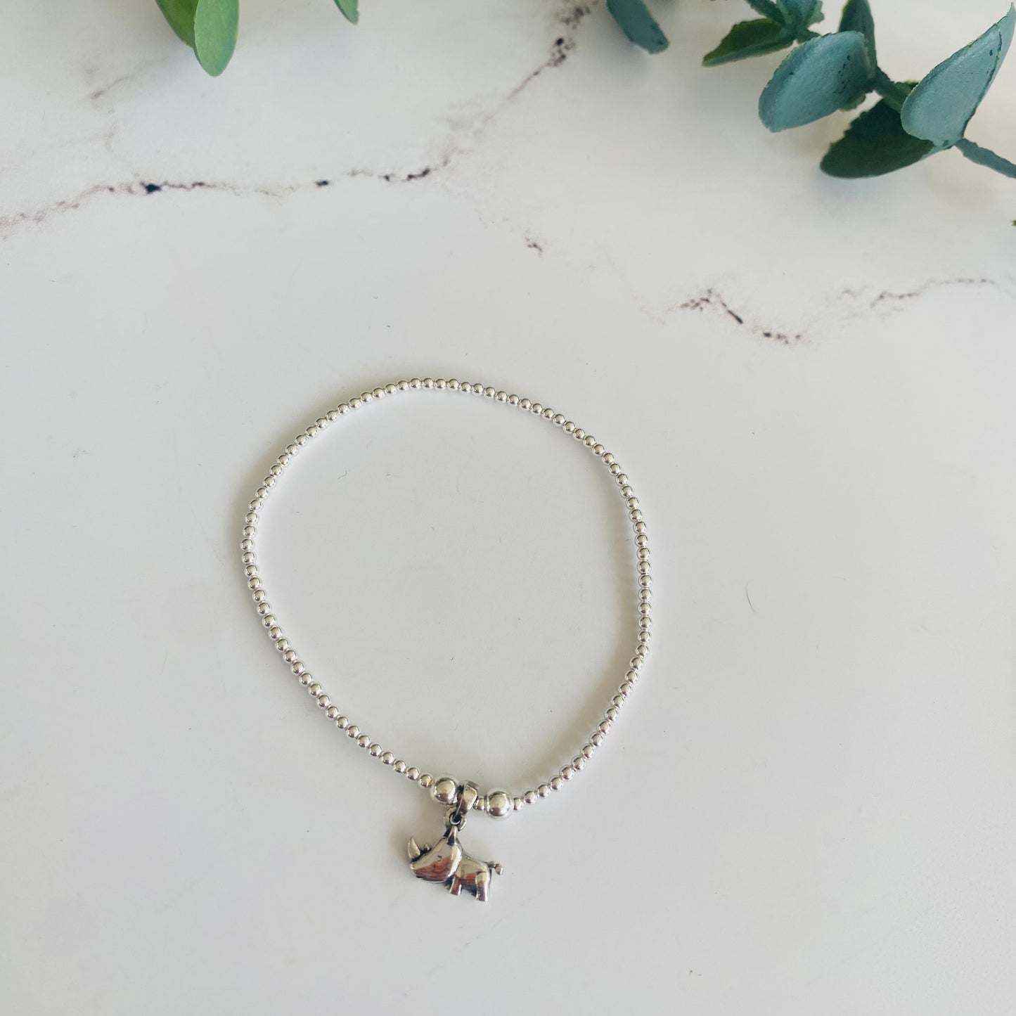 2mm Rhino Bracelet - Sterling Silver