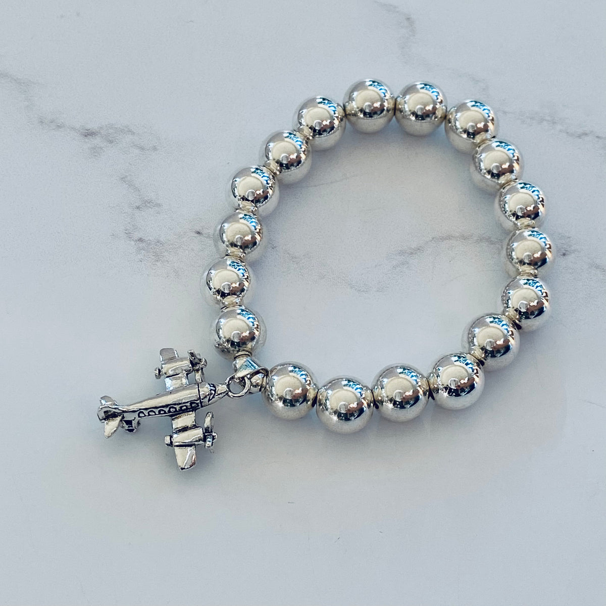 10mm Moving Aeroplane Bracelet