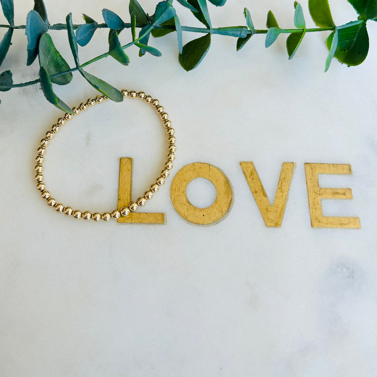 14ct 4mm Bracelet - Gold Filled