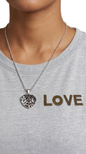 Load image into Gallery viewer, Sterling Silver Vintage Heart Pendant
