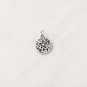 Pansy Shell Charm - Sterling Silver