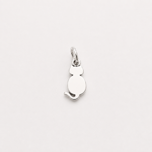 Cat Charm - Sterling Silver