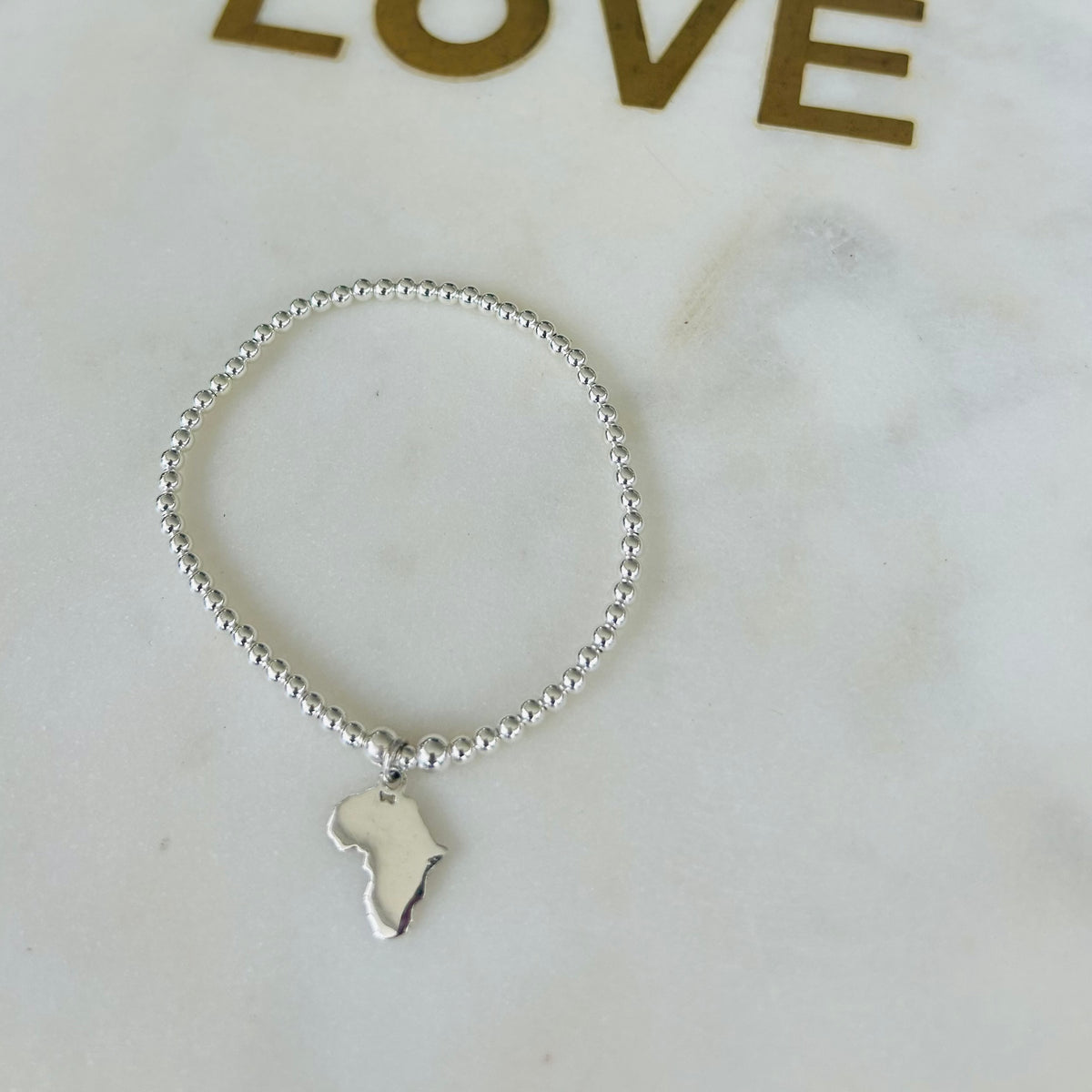 3mm Africa Bracelet - Sterling Silver