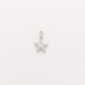 Small Star Fish Charm - Sterling Silver