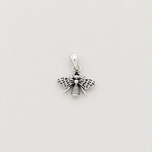 Bee Charm - Sterling Silver