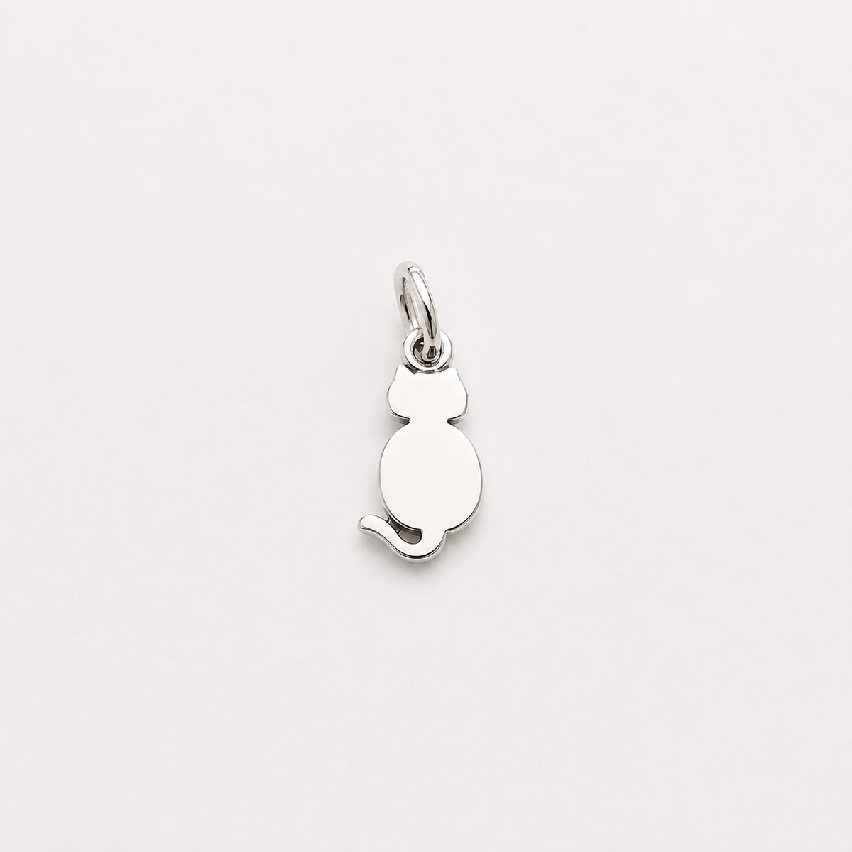 Cat Charm - Sterling Silver