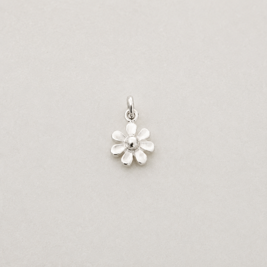 Daisy Charm - Sterling Silver