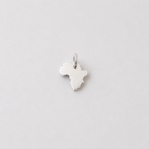 Africa Charm - Sterling Silver