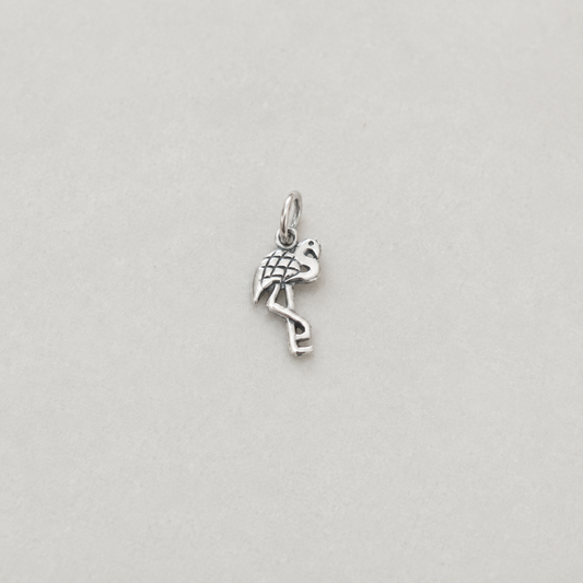 Flamingo Charm - Sterling Silver