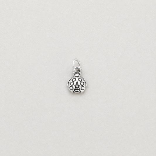 Lady Bug Charm - Sterling Silver