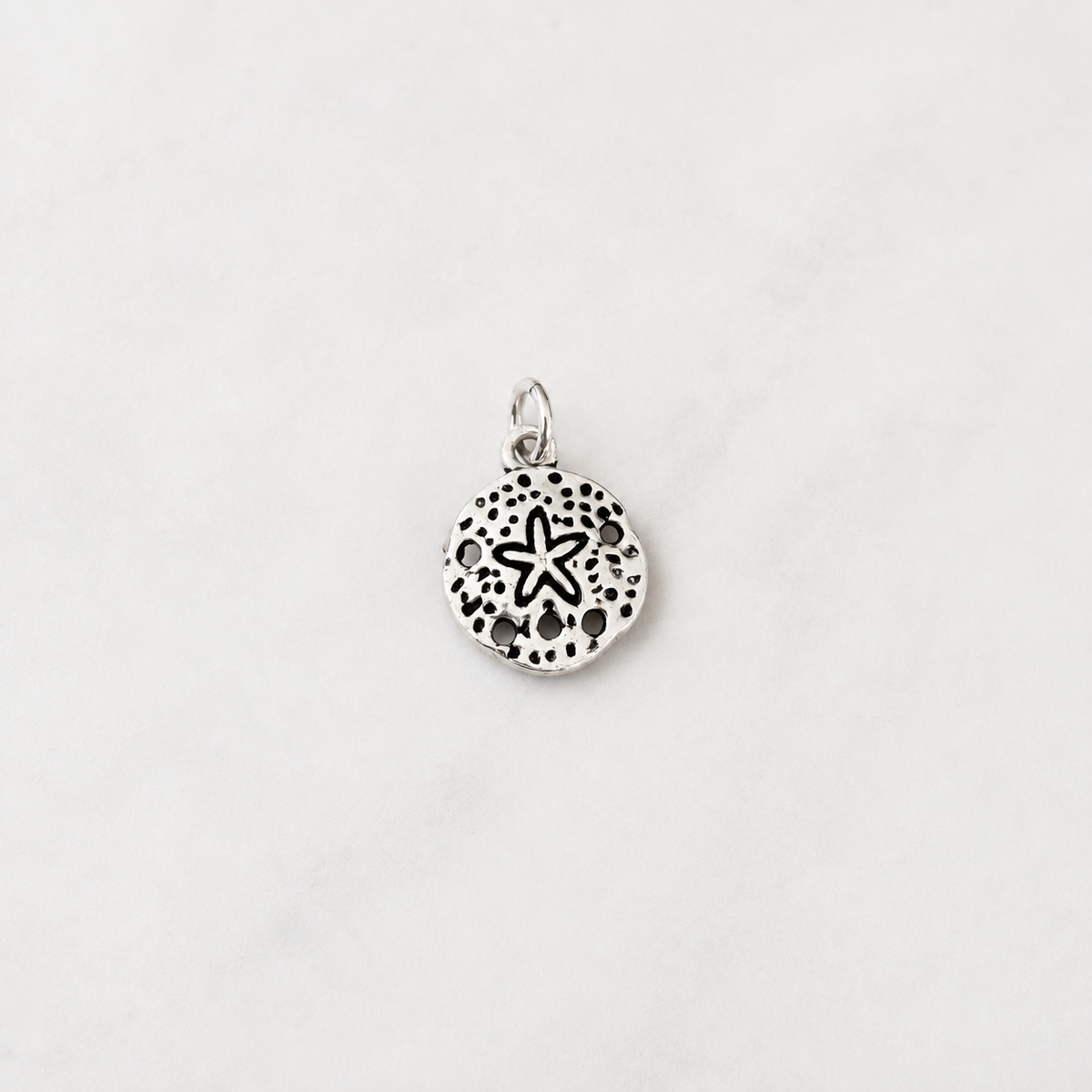 Pansy Shell Charm - Sterling Silver