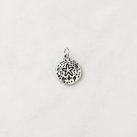 Pansy Shell Charm - Sterling Silver