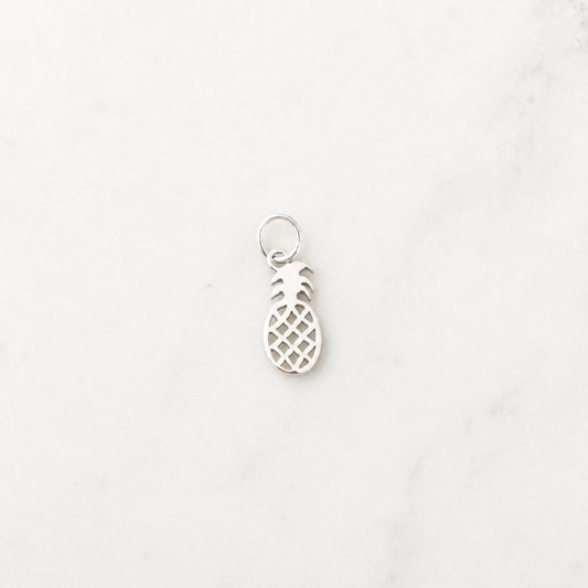 Pineapple Charm - Sterling Silver