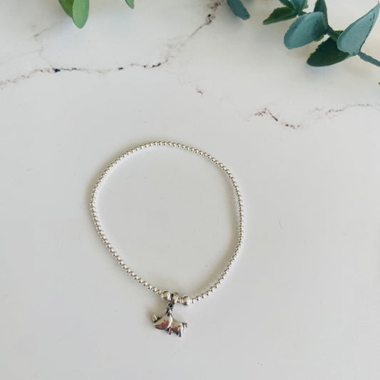 2mm Rhino Bracelet - Sterling Silver
