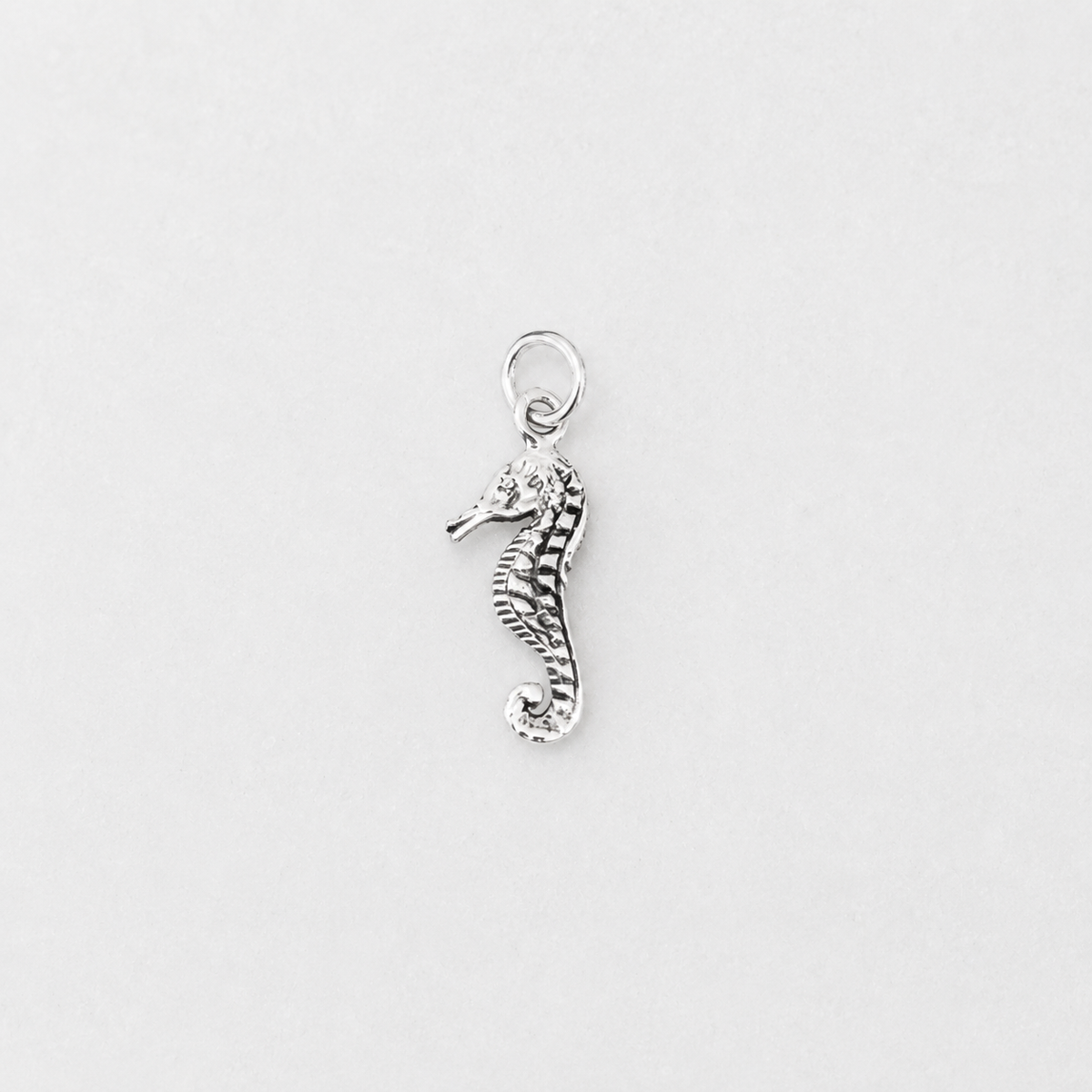 Sea Horse Charm - Sterling Silver