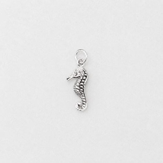 Sea Horse Charm - Sterling Silver