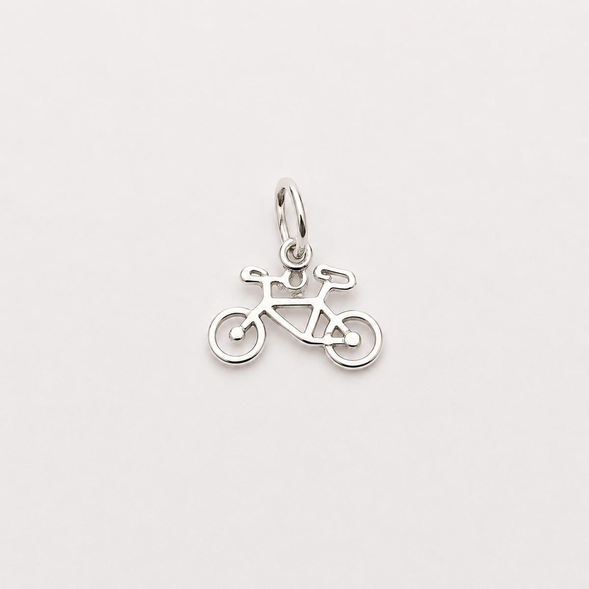 Small Bicycle Charm - Sterling Silver