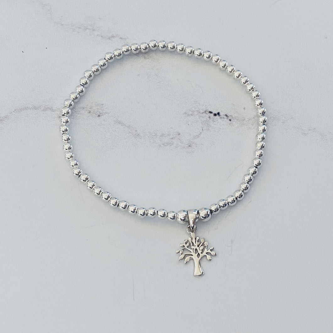 4mm Cut Out Tree of Life Bracelet