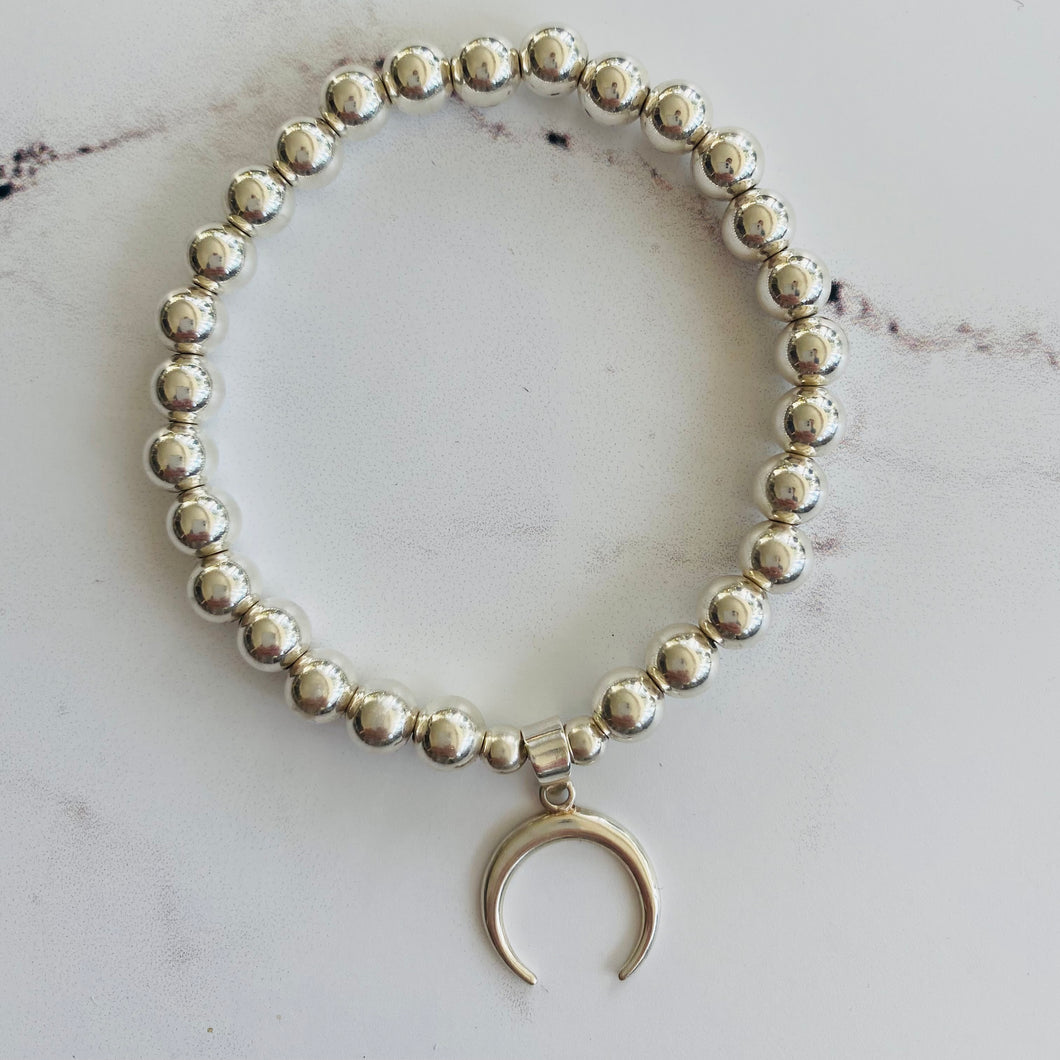 6mm Double Horn Bracelet