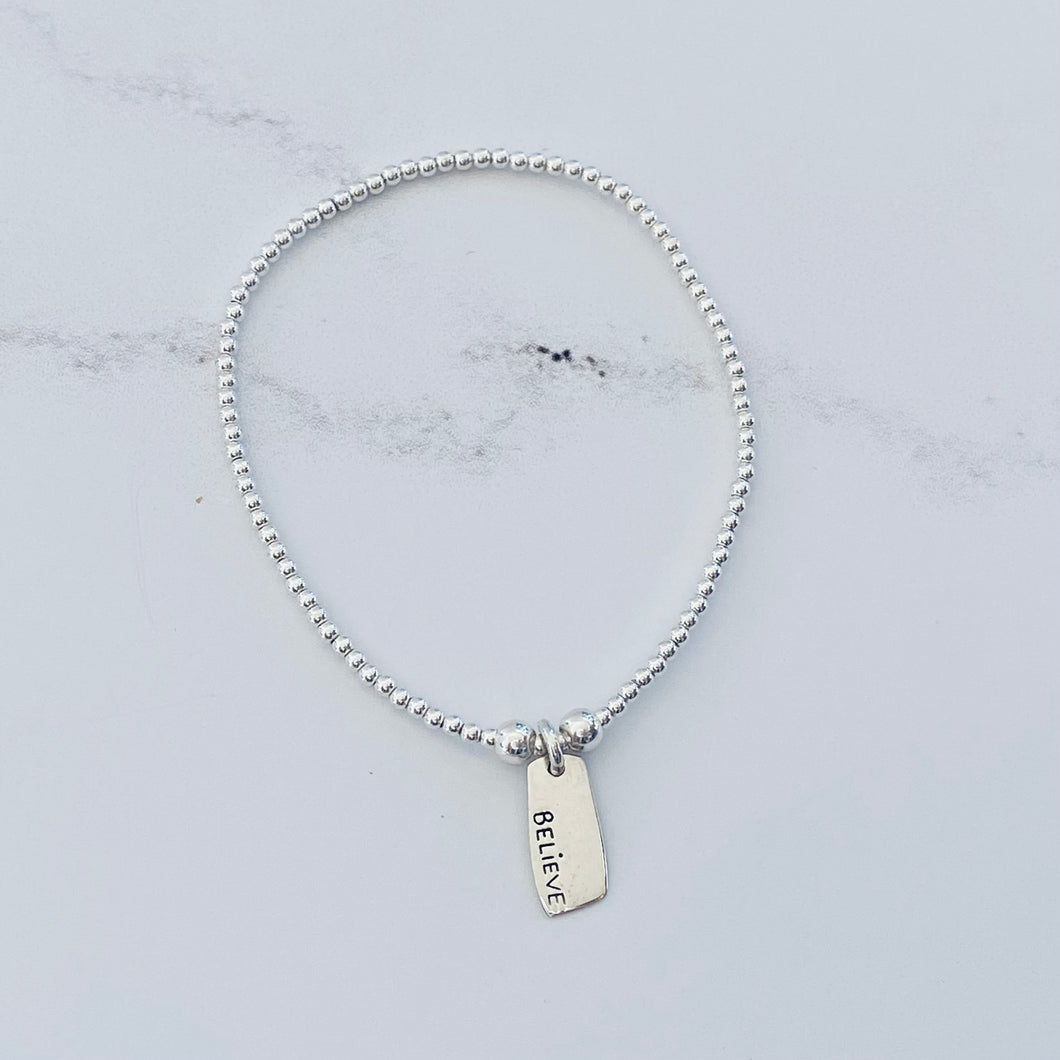 2mm Believe Bracelet