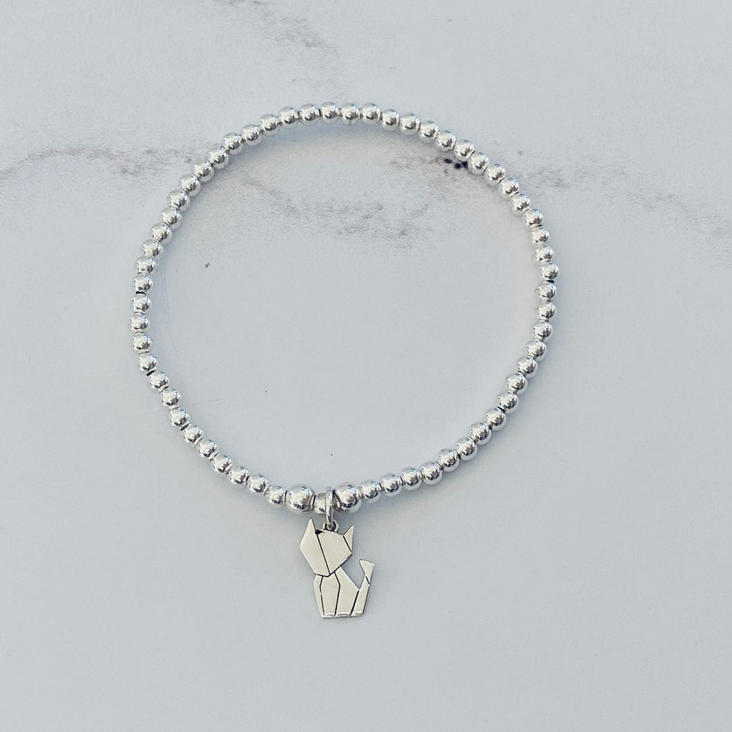 3mm Origami Cat Bracelet