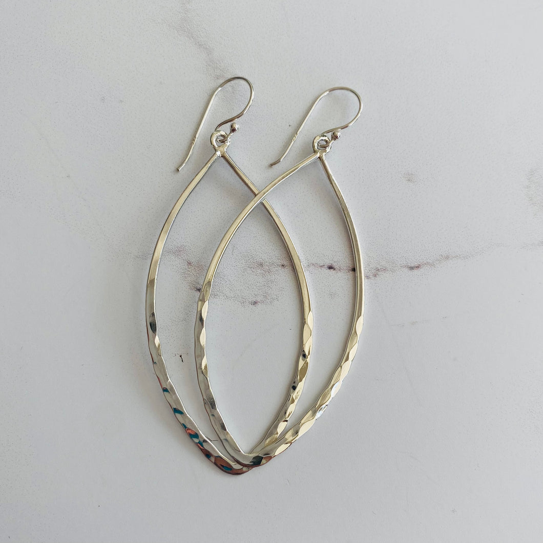 Leaf Outline Earrings