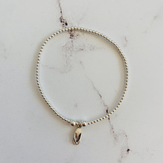 2mm Flip Flop Bracelet - Sterling Silver