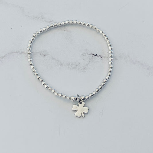 2mm Four Leaf Clover Bracelet