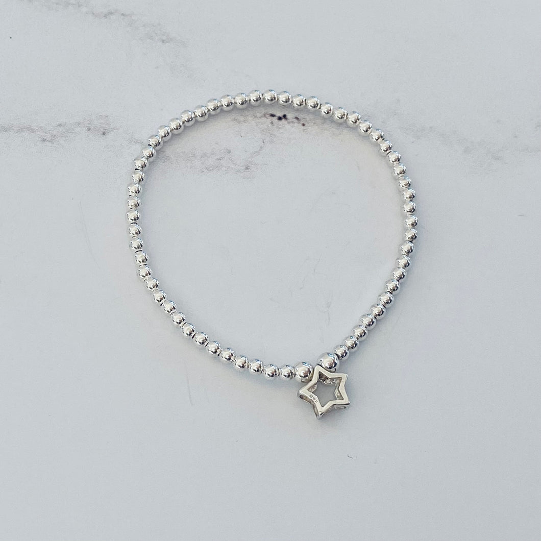 3mm Cut Out Star Bracelet