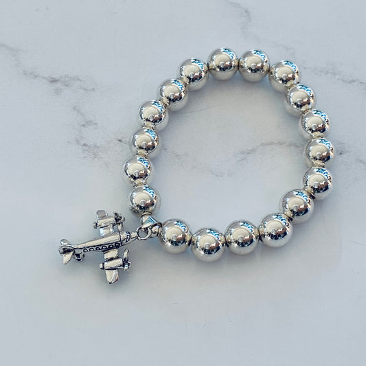 10mm Moving Aeroplane Bracelet