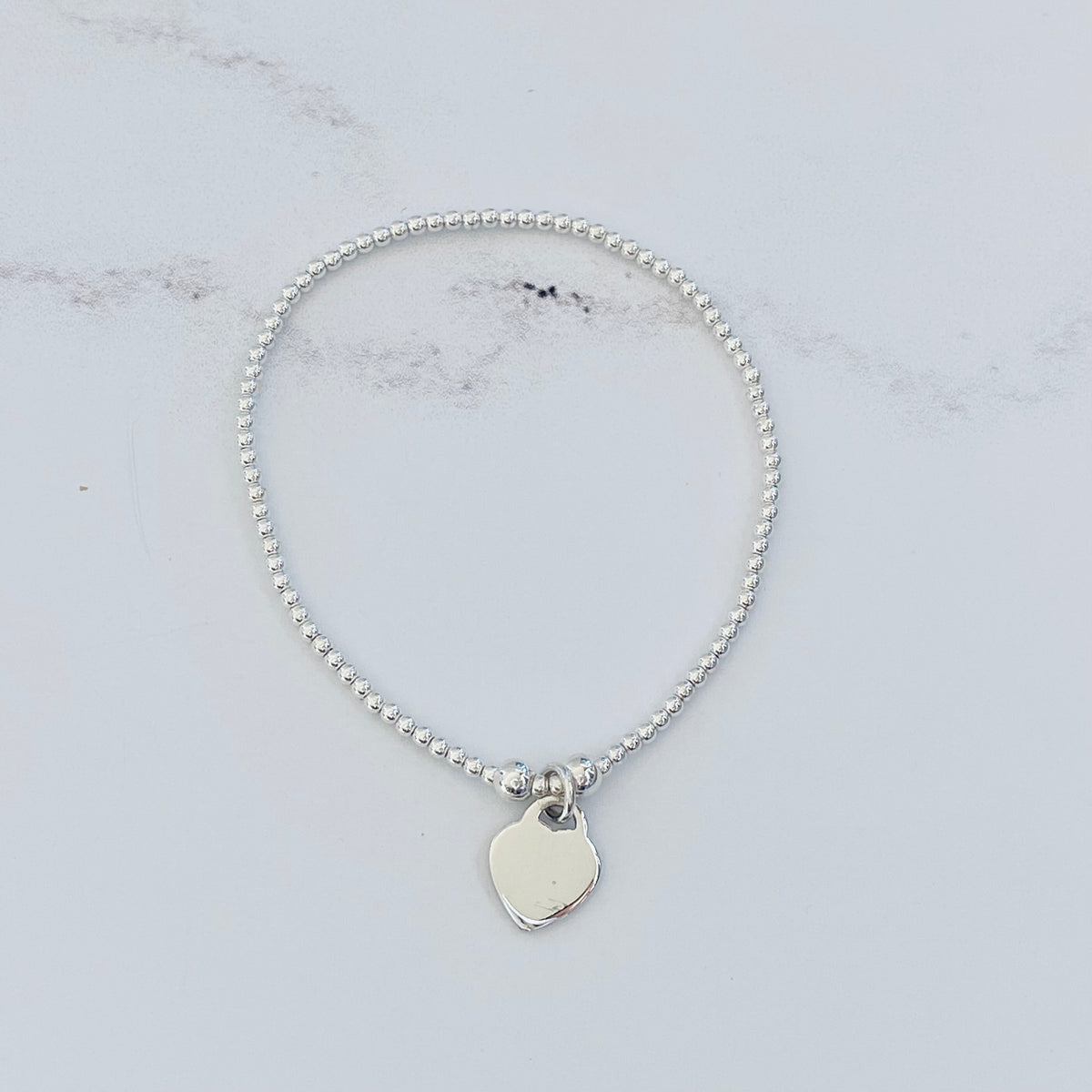 2mm Tiffany Heart Bracelet