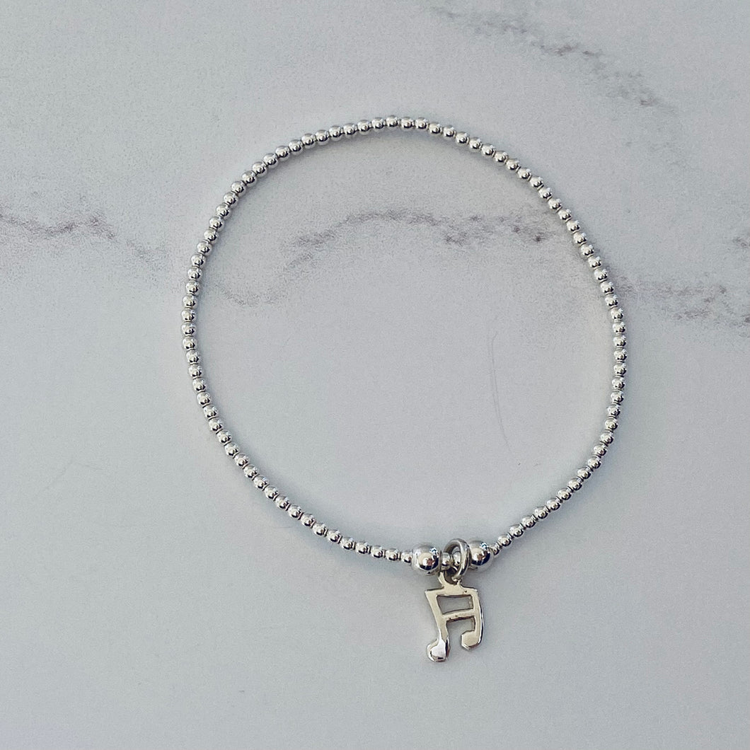 2mm Music Note Bracelet