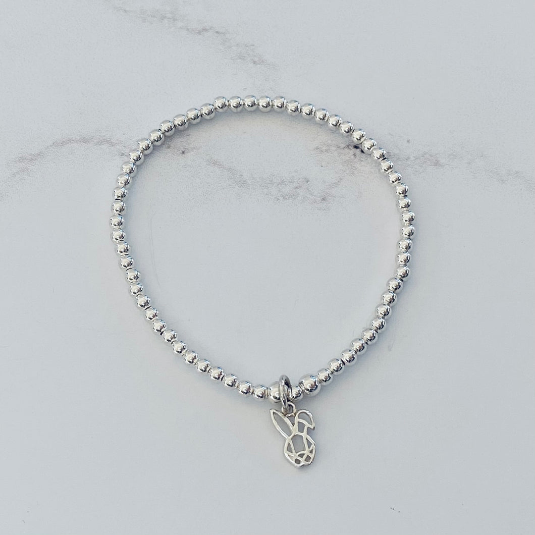 3mm Origami Bunny Head Bracelet