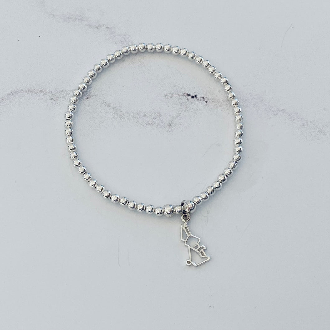 3mm Origami Bunny Bracelet