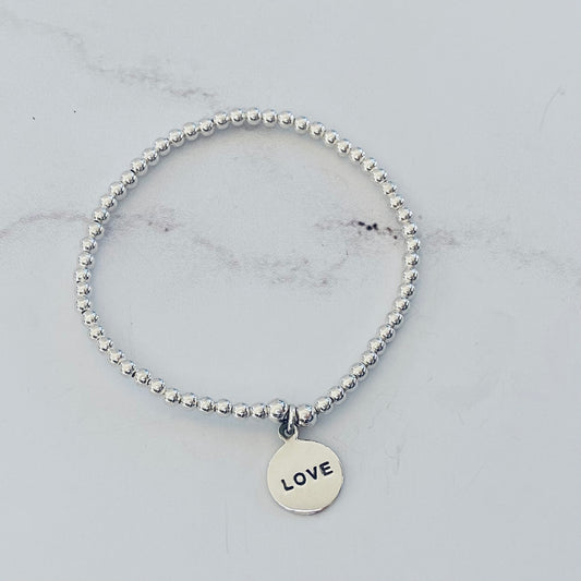 3mm Love Disc Bracelet