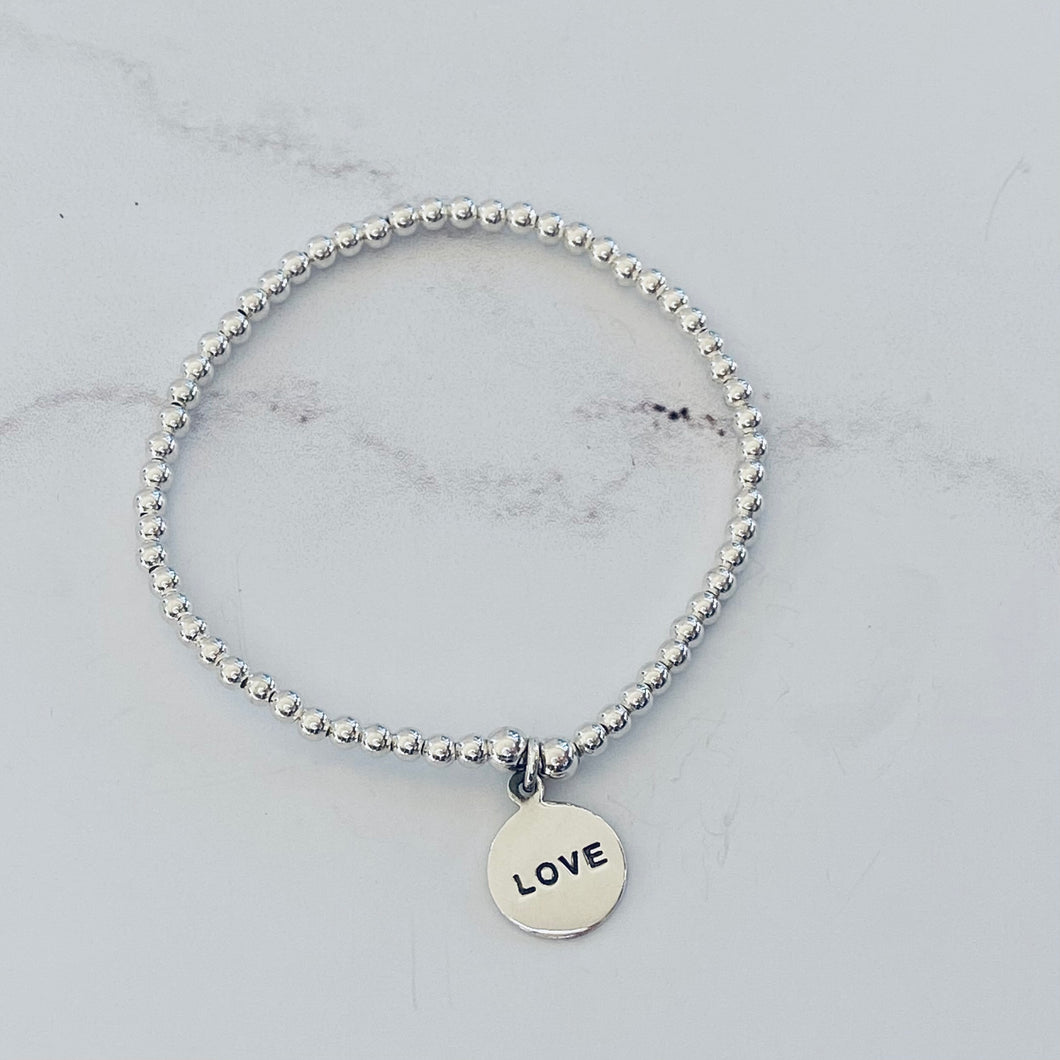 3mm Love Disc Bracelet