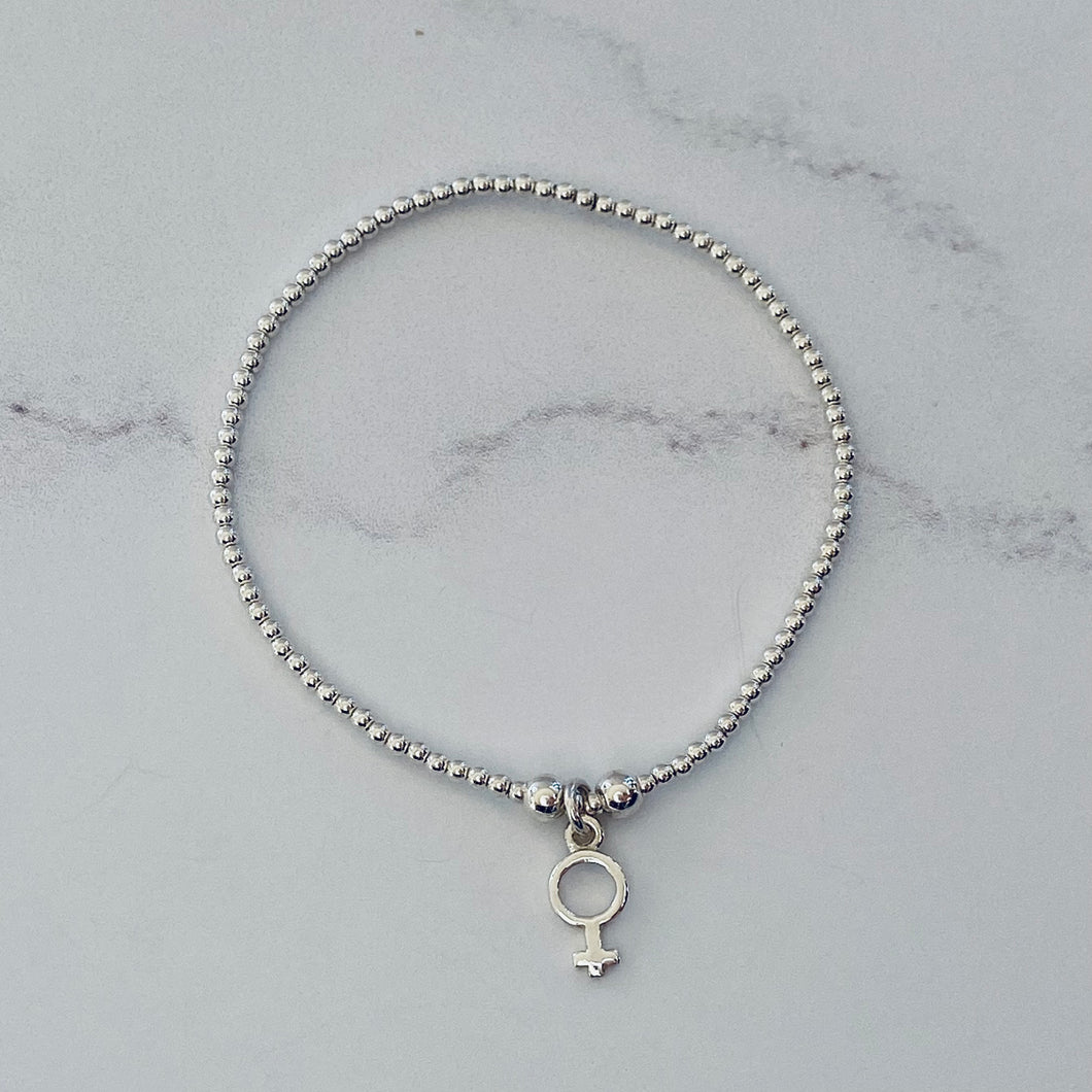 Female symbol deals bracelet