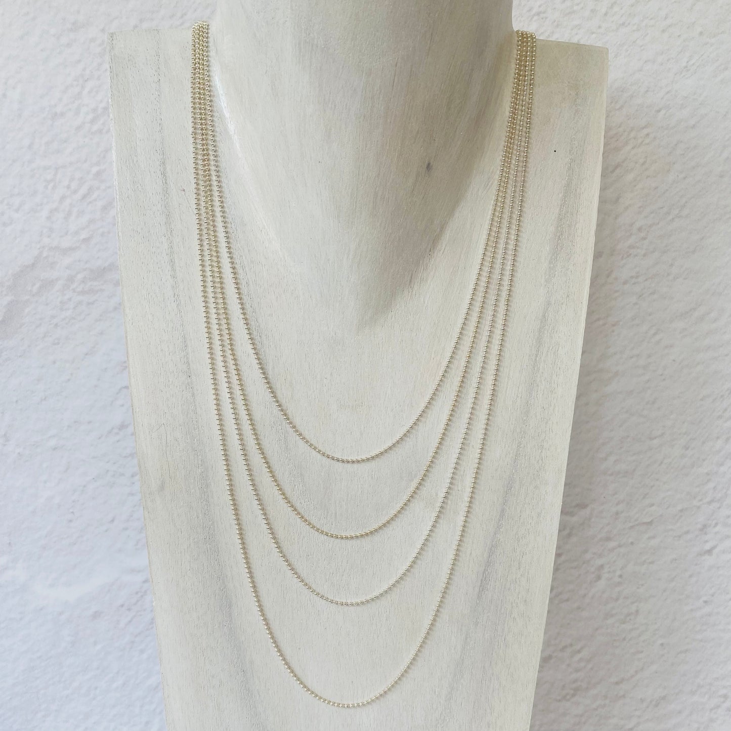 1.2mm Ball Chain - Sterling Silver – view 2