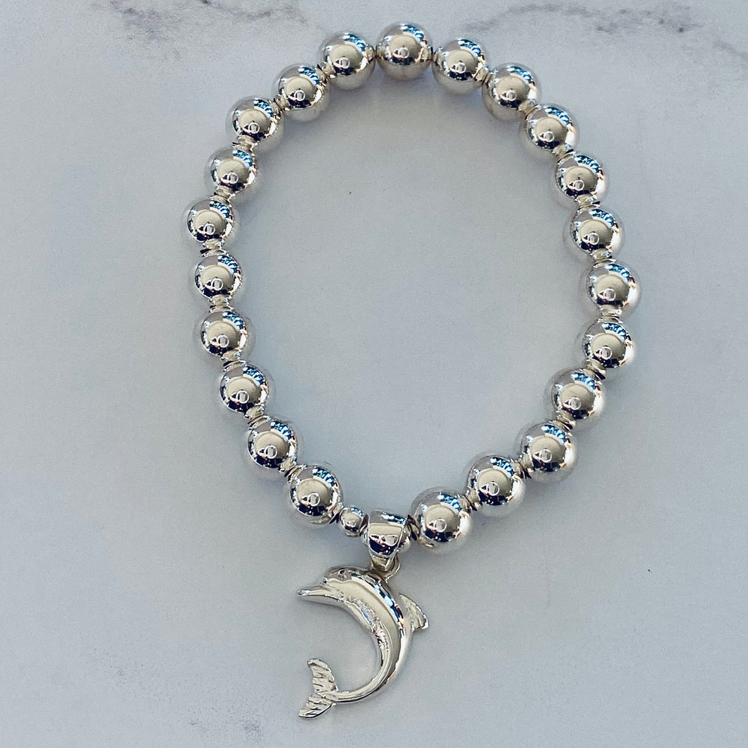 8mm Dolphin Bracelet